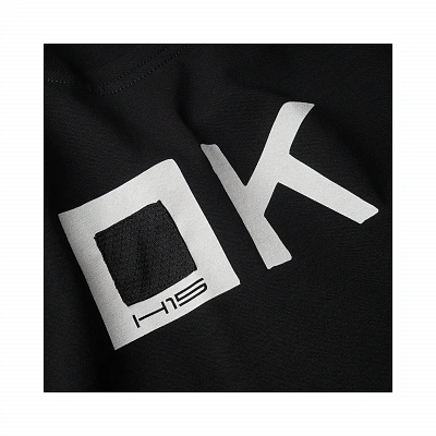 Футболка женская черная "ОК"